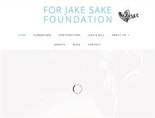 Tablet Screenshot of forjakesake.org